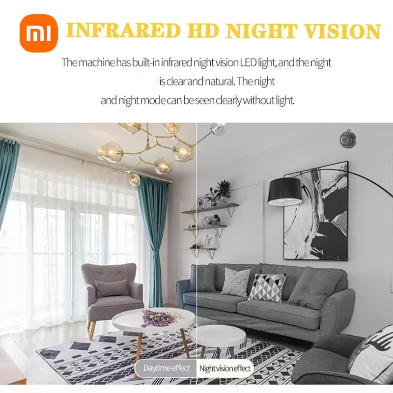 Xiaomi 1080P Mini Wireless Security Camera | Night Vision & Motion Detection